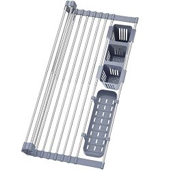 Expandable Roll Up Dish Drying Rack