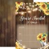 Rustic Wood Fill-in Party Invitations