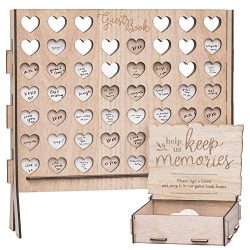 Rustic Marriage ceremony Decorations, Inventive Guestbook Board