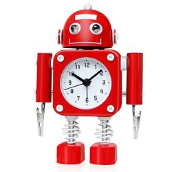 Non-Ticking Robot Alarm Clock