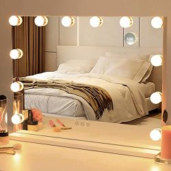 Wall Mounted Mirror with Lights