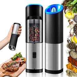 Electric Salt and Pepper Grinder-Gravity Automatic Spice Mill