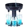 6 Shot Glass Dispenser and Holder