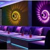 RGB Spiral Hole Wall Lamp with Remote Control