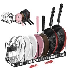 Pot and Pan Organizer Rack For Cabinet