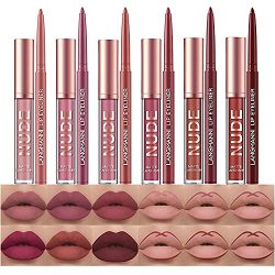 Liquid Lipstick + Lip Liner Pens Set