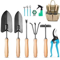 12 Pieces Gardening Tools Comfortable Handle and Heavy Duty
