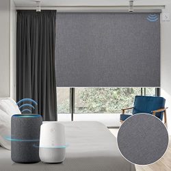 Voice Control Smart Hardwired Blackout Roller Shades