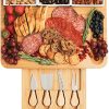 Bamboo Cheese Board and Knife Set