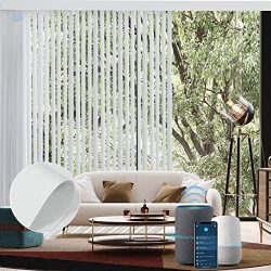 White Vertical Blinds Compatible with Google