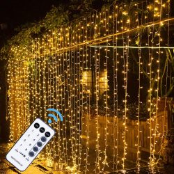 Set the Mood with Ease: The Remote Control LED Curtain String Lights