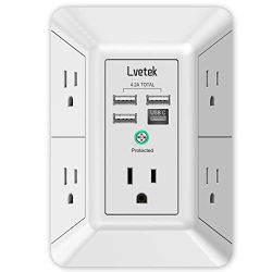 Surge Protector 5 Outlet Extender