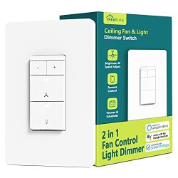 Ceiling Fan Control and Dimmer Light Switch