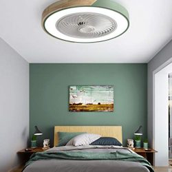 Modern Wooden edge Ceiling Fan with Light