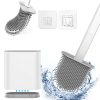 Wall Toilet Wand No-Slip Long Handle