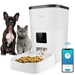 Wi-Fi Enabled Automatic Cat Feeder App Control
