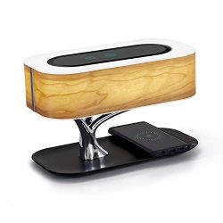 Modern Bedside Lamp with Bluetooth Speaker