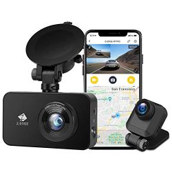WiFi Front and Rear Dash Cam