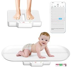 Bluetooth Baby Scale Digital with Height Tray 