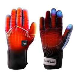 Large Heated Gloves Warm Liners Touchscreen