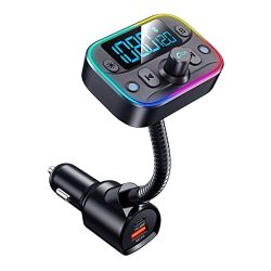 Bluetooth 5.0 FM Transmitter for Car Hands-Free Call
