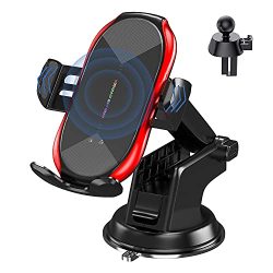 Qi Fast Charging Auto-Clamping Car Phone Holder