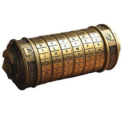 Da Vinci Code Cryptex Puzzle Box - Unlock Romance and Mystery