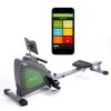 Workout Log Folding Magnetic Rowing Machine