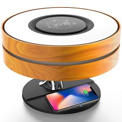 Lamp with Bluetooth Speaker and Fast Wireless Charger