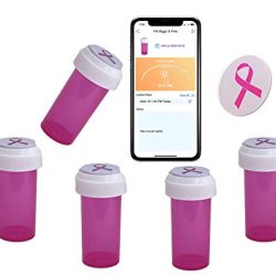 Reminder Pink Ribbon Smart Pill Bottle