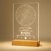Transparent Star Map Spotify Plaque