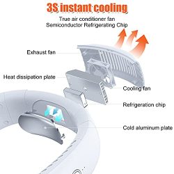 Cold Air Conditioner Neck Fan