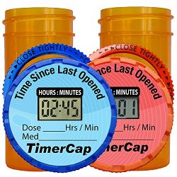 Pill Caps that Displays Time Since Last Opened