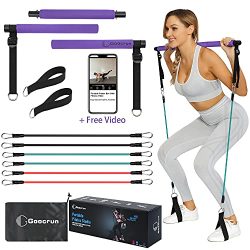 Portable Pilates Bar Kit with Resistance Bands