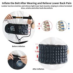 Spinal Air Traction Belt for Lumbar Support and Lower Back Pain