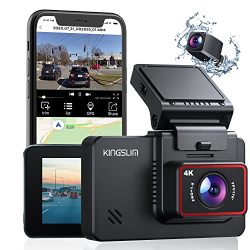 Dual Dash Cam with Built-in WiFi GPS