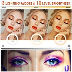 6" Ring Light Clip On, Video Conference Lighting, Laptop Light for Computer, Webcam Lighting, Zoom, Selfie, Remote Working, Distance Learning, YouTube, TikTok