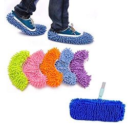 Multi-Function Dust Duster Mop Slippers Cover