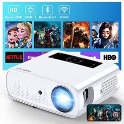 Projector with WiFi and Bluetooth for Streaming Movies Anywhere
