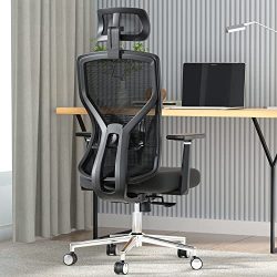 Adjustable Computer Chair with Seat Slider
