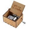 Laser You are My Sunshine Wood Music Box