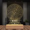 Plaque Star Map Night Lamp