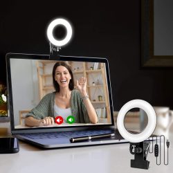 Ring Light for Monitor Clip On Video Conference