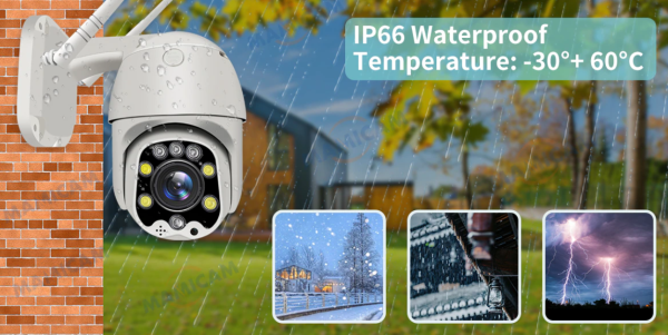 Complete Home Surveillance: Dual-Network WiFi and 4G Camera for Indoor and Outdoor Security