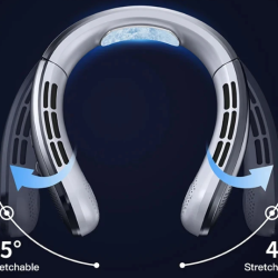 Xiaomi 8000mAh USB Bladeless Hanging Neck Fan | 100 Adjustable Wind Speeds for Portable Cooling Anytime