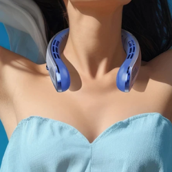 Xiaomi 8000mAh USB Bladeless Hanging Neck Fan | 100 Adjustable Wind Speeds for Portable Cooling Anytime