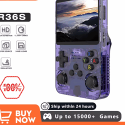 R36S Retro Handheld Game Console with 3.5-Inch IPS Screen – Portable Gaming with 64GB/128GB Storage for Kids