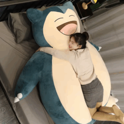 200cm Giant Snorlax Plush Toy - Ultra-Soft Kawaii Pillow Perfect for Kids and Home Decor