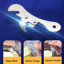 Durable Multi-Function Bottle & Jar Opener – Perfect for Kitchen and Emergency Use