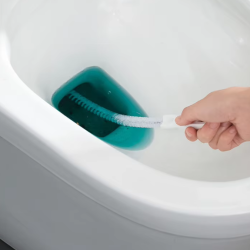 Flexible pipe dredging brush with nylon bristles designed for cleaning kitchen and bathroom drains.